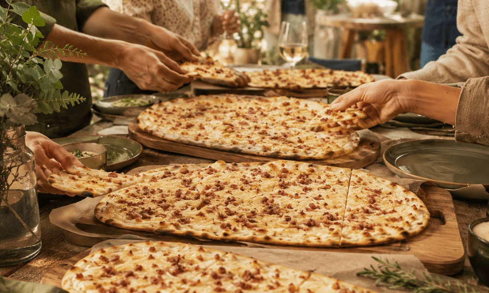 fonds de tarte flambée pour restaurants