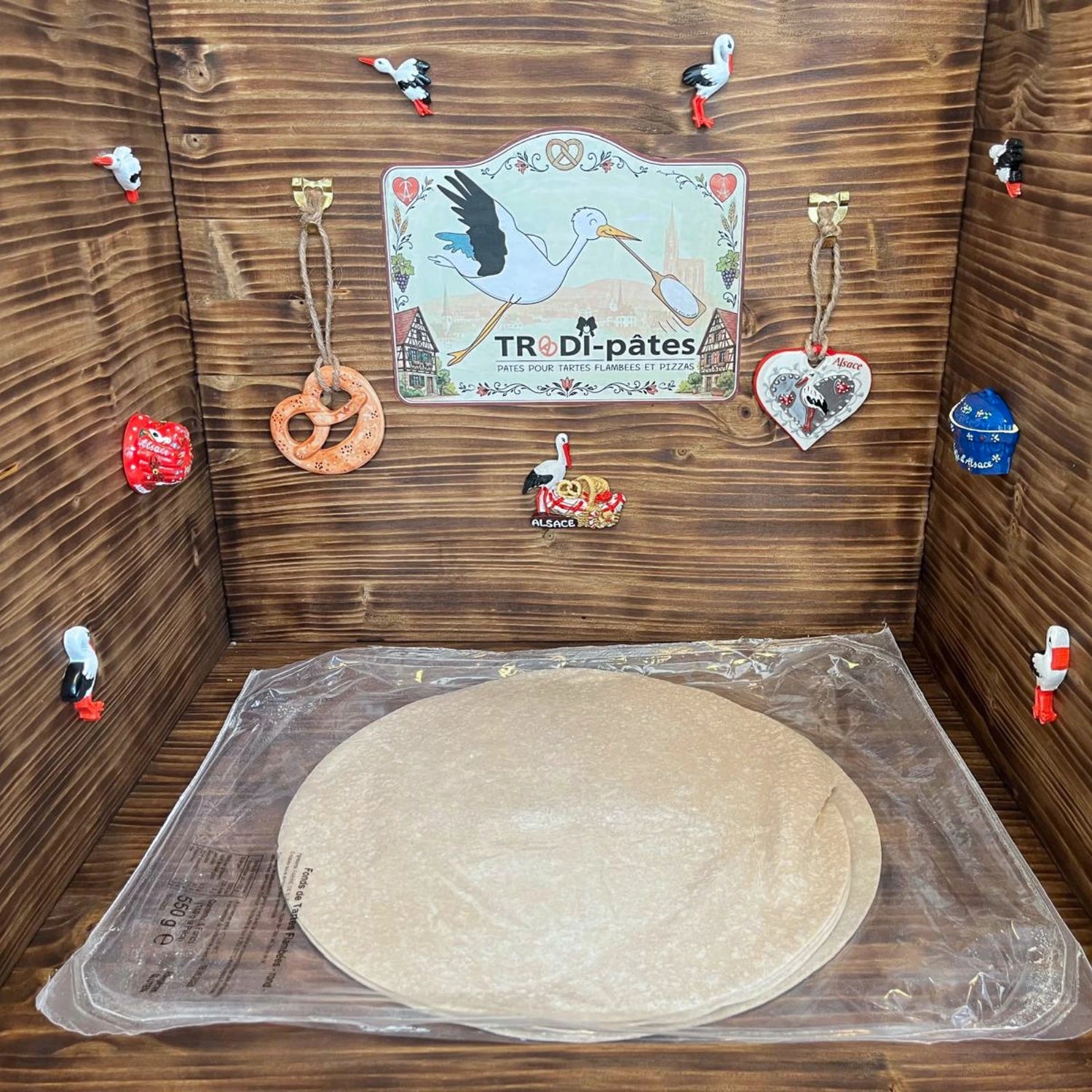 Fonds de tarte flambée ronds 30 cm pour tartes flambées alsaciennes