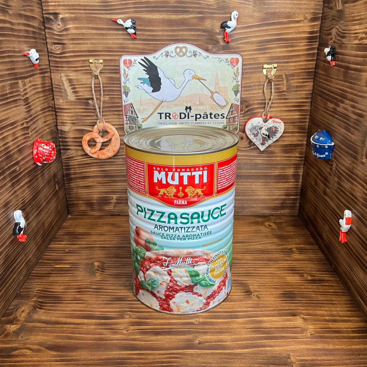 Sauce pizza Mutti grand format de 1,4 ml pour pizzas professionnelles